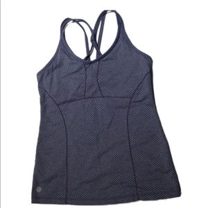 Athleta tank top small multicolor purple and blue